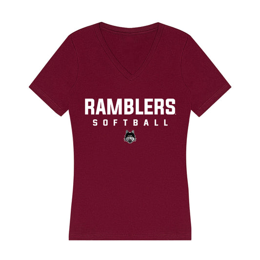Loyola - NCAA Softball : Alexis Hansen - Women's V-Neck T-Shirt-0