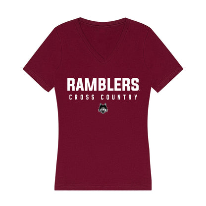 Loyola - NCAA Women's Cross Country : Frances Perry - Women's V-Neck T-Shirt-0