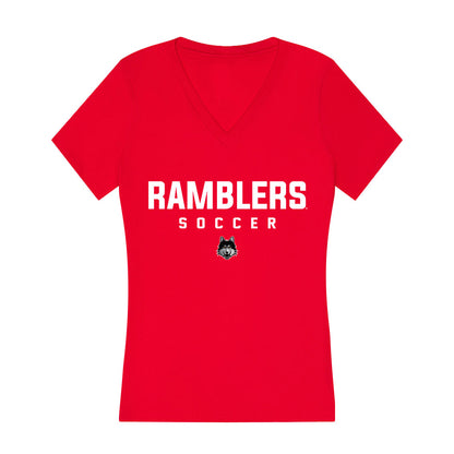 Loyola - NCAA Women's Soccer : Ella Skelton - Women's V-Neck T-Shirt-0