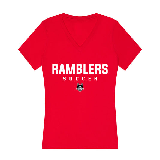 Loyola - NCAA Women's Soccer : Emily Rossi - Women's V-Neck T-Shirt-0