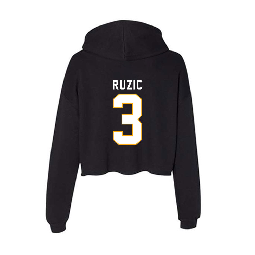 SJSU - NCAA Women's Water Polo : Emma Ruzic - Women's Crop Fleece Hoodie-1