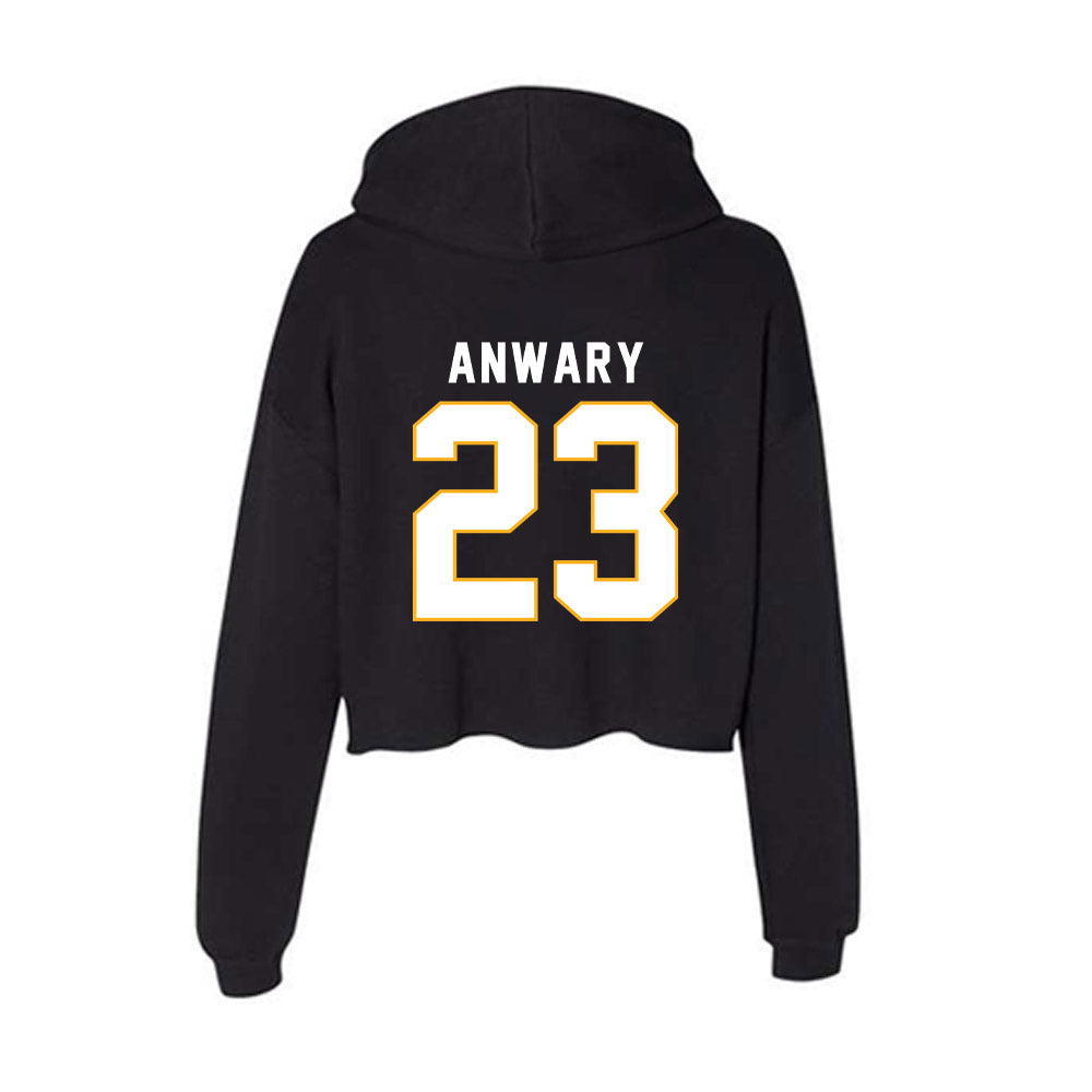 SJSU - NCAA Men's Soccer : Amir Anwary - Women's Crop Fleece Hoodie-1