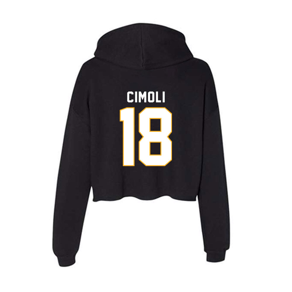 SJSU - NCAA Women's Water Polo : Sienna Cimoli - Women's Crop Fleece Hoodie-1