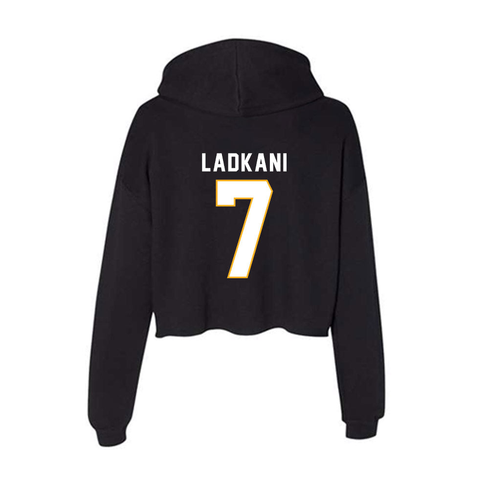 SJSU - NCAA Women's Soccer : Maryam Ladkani - Women's Crop Fleece Hooded Sweatshirt-1