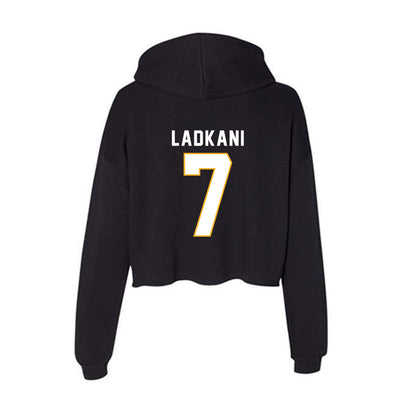 SJSU - NCAA Women's Soccer : Maryam Ladkani - Women's Crop Fleece Hooded Sweatshirt-1