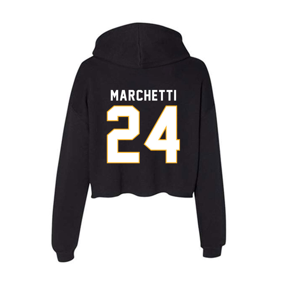 SJSU - NCAA Baseball : Landon Marchetti - Women's Crop Fleece Hoodie-1