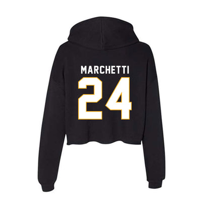 SJSU - NCAA Baseball : Landon Marchetti - Women's Crop Fleece Hoodie-1