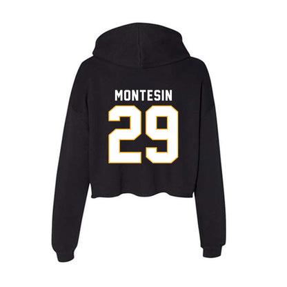SJSU - NCAA Women's Soccer : Lily Montesin - Women's Crop Fleece Hoodie-1