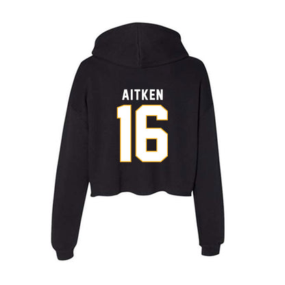 SJSU - NCAA Women's Soccer : Taejah Aitken - Women's Crop Fleece Hoodie-1