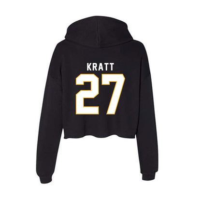 SJSU - NCAA Baseball : Spencer Kratt - Women's Crop Fleece Hoodie-1