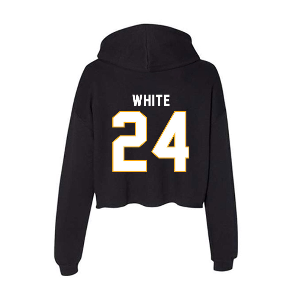SJSU - NCAA Women's Soccer : Leilani White - Women's Crop Fleece Hoodie-1