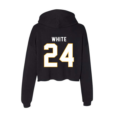 SJSU - NCAA Women's Soccer : Leilani White - Women's Crop Fleece Hoodie-1