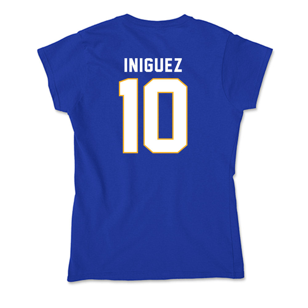 SJSU - NCAA Men's Soccer : Angel Iniguez - Soft Style Women’s T-Shirt-1