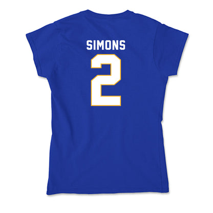SJSU - NCAA Women's Basketball : McKenna Simons - Soft Style Women’s T-Shirt-1