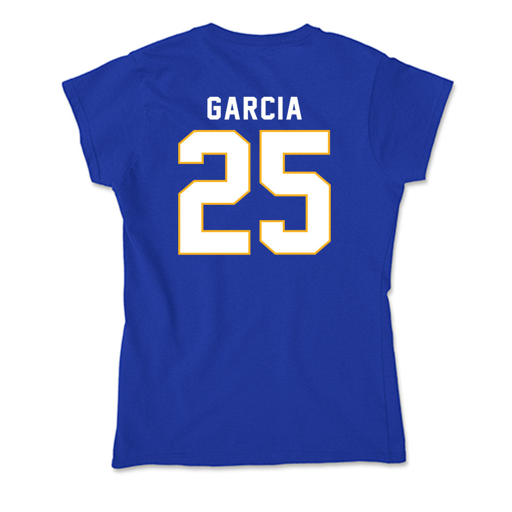 SJSU - NCAA Men's Soccer : Emmanuel Garcia - Soft Style Women’s T-Shirt-1