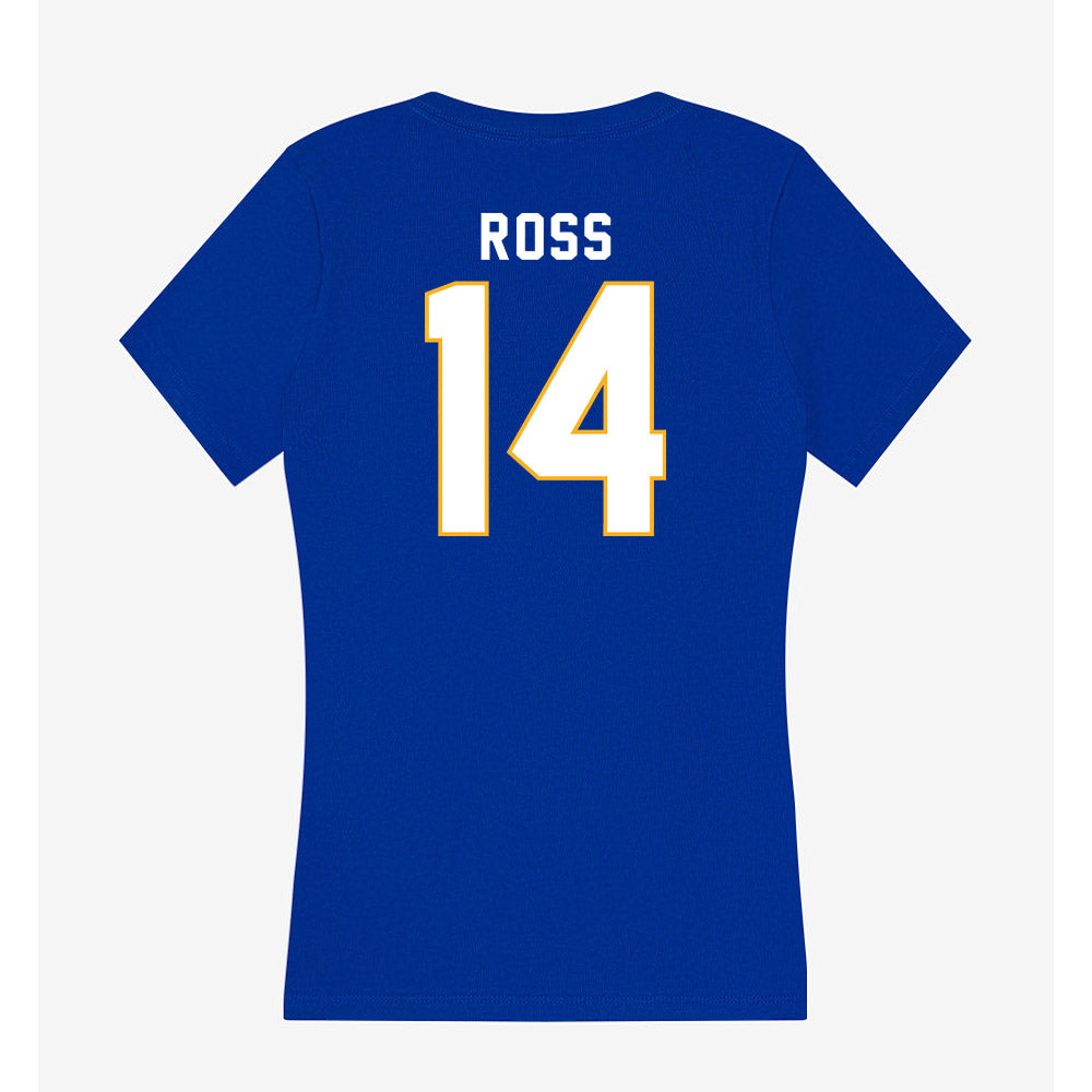SJSU - NCAA Women's Water Polo : Jessica Ross - Women's V-Neck T-Shirt-1