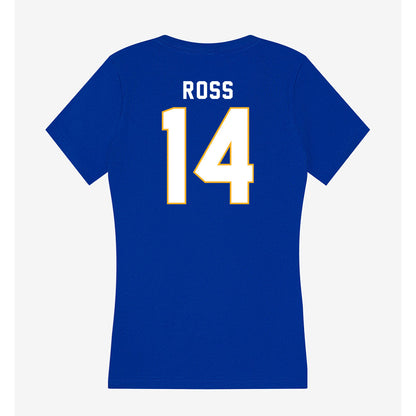 SJSU - NCAA Women's Water Polo : Jessica Ross - Women's V-Neck T-Shirt-1