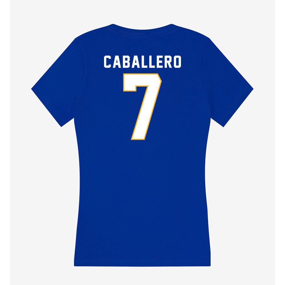 SJSU - NCAA Baseball : Rocco Caballero - Women's V-Neck T-Shirt-1