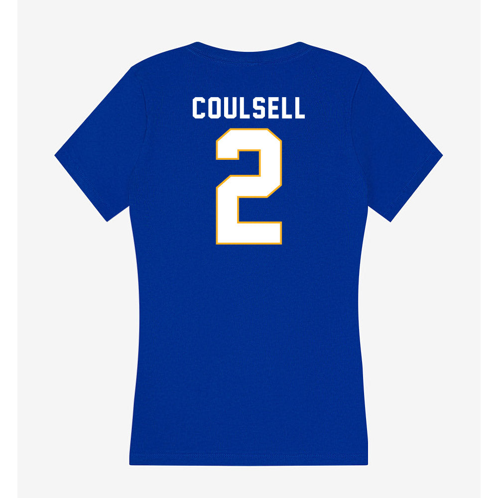 SJSU - NCAA Softball : Norah Coulsell - Women's V-Neck T-Shirt-1