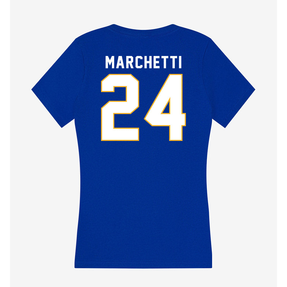 SJSU - NCAA Baseball : Landon Marchetti - Women's V-Neck T-Shirt-1