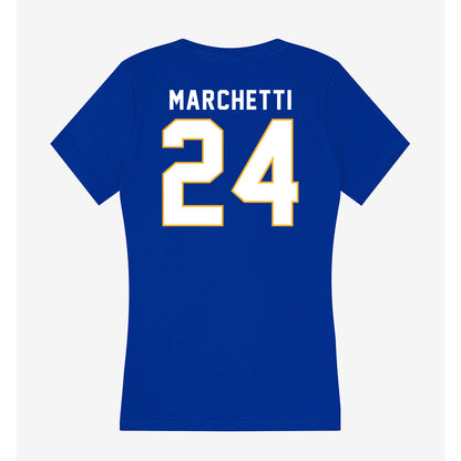 SJSU - NCAA Baseball : Landon Marchetti - Women's V-Neck T-Shirt-1