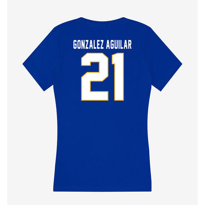 SJSU - NCAA Women's Water Polo : Sally Gonzalez Aguilar - Women's V-Neck T-Shirt-1