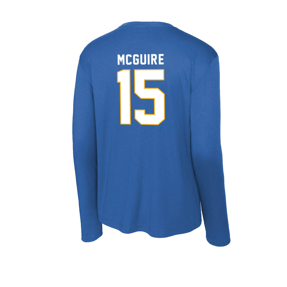 SJSU - NCAA Women's Water Polo : Makayla McGuire - Activewear Long Sleeve T-Shirt-1