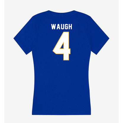 SJSU - NCAA Women's Basketball : Rylei Waugh - Women's V-Neck T-Shirt-1
