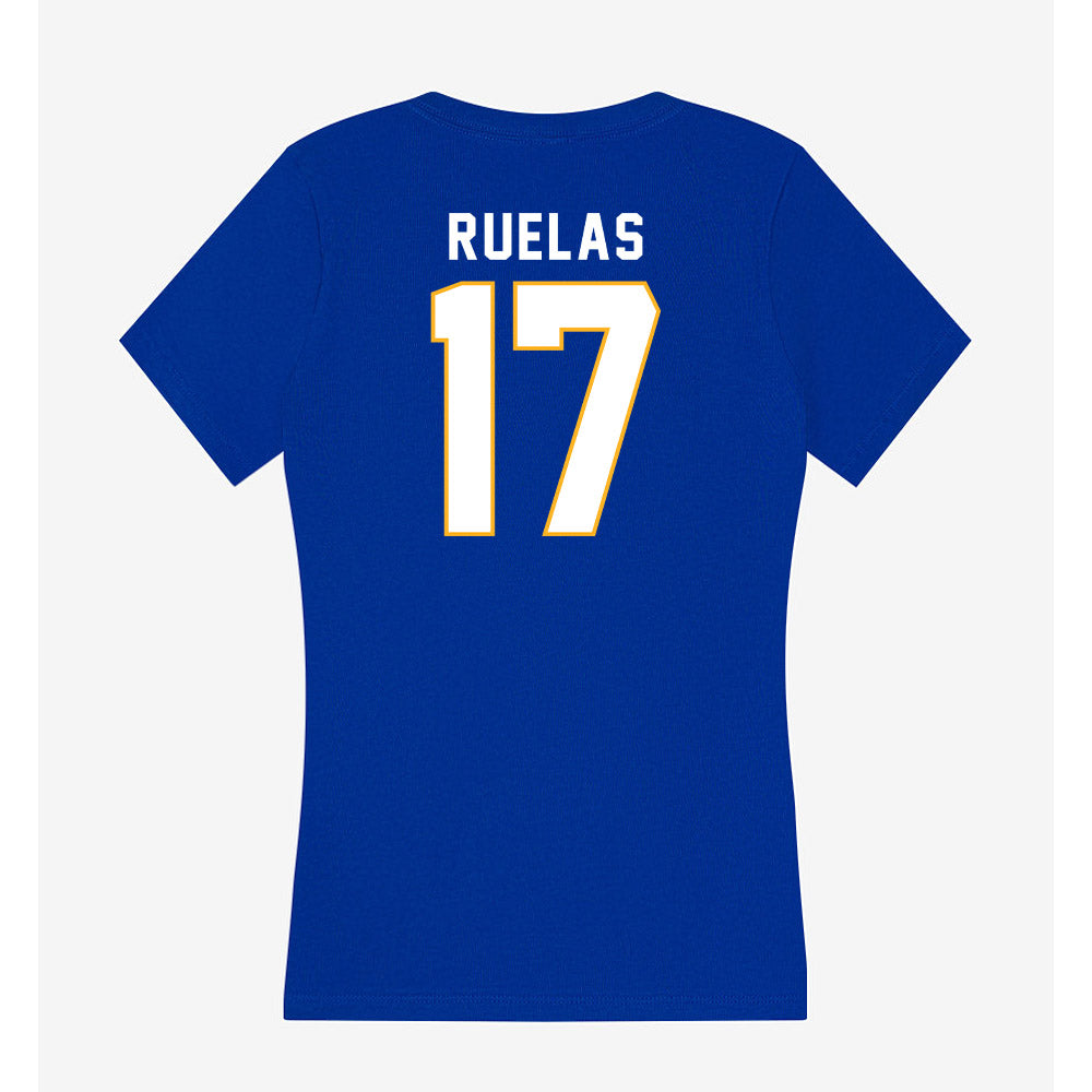 SJSU - NCAA Football : Ryker Ruelas - Women's V-Neck T-Shirt-1