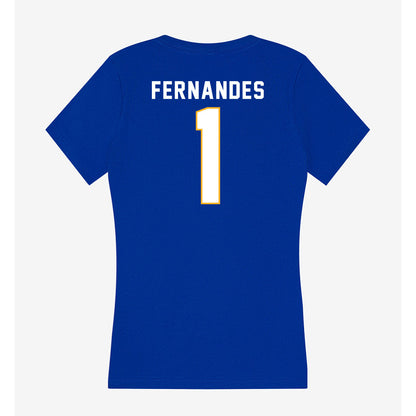 SJSU - NCAA Baseball : Alex Fernandes - Women's V-Neck T-Shirt-1