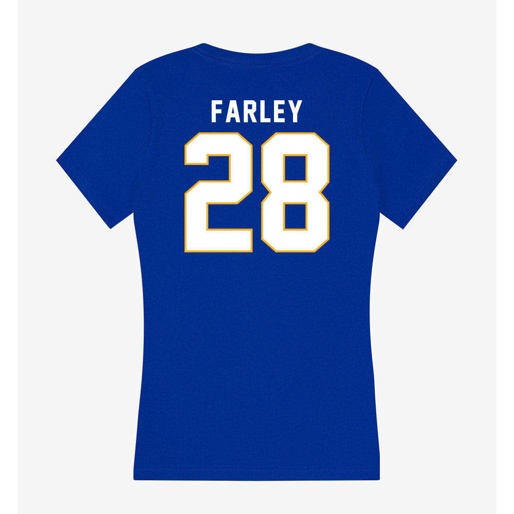 SJSU - NCAA Men's Soccer : Colin Farley - Women's V-Neck T-Shirt-1