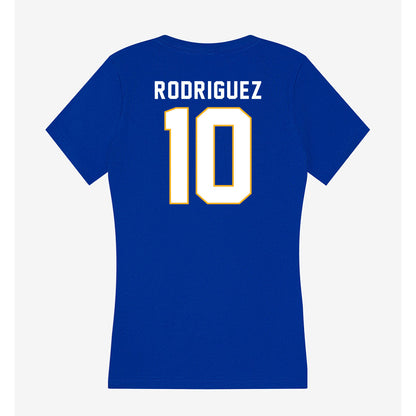 SJSU - NCAA Women's Soccer : Lillyana Rodriguez - Women's V-Neck T-Shirt-1