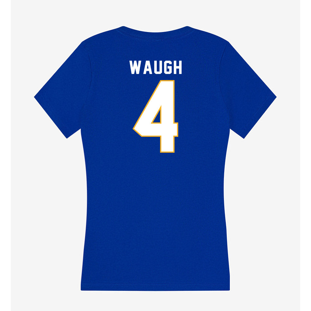 SJSU - NCAA Women's Basketball : Rylei Waugh - Women's V-Neck T-Shirt-1