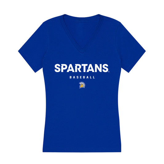SJSU - NCAA Baseball : Landon Marchetti - Women's V-Neck T-Shirt-0