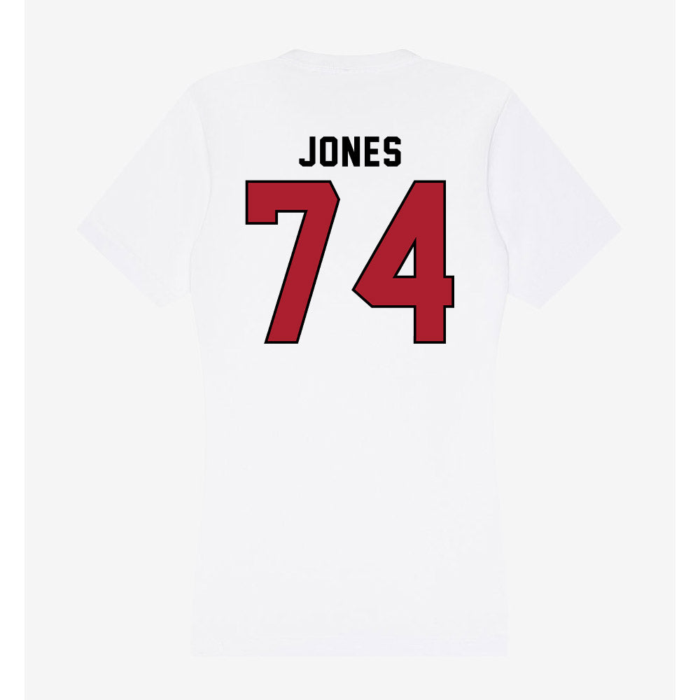 Nicholls State - NCAA Football : Preston Jones - Classic Shersey Women's V-Neck T-Shirt-1