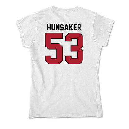 Nicholls State - NCAA Baseball : Payton Hunsaker - Classic Shersey Soft Style Women’s T-Shirt-1