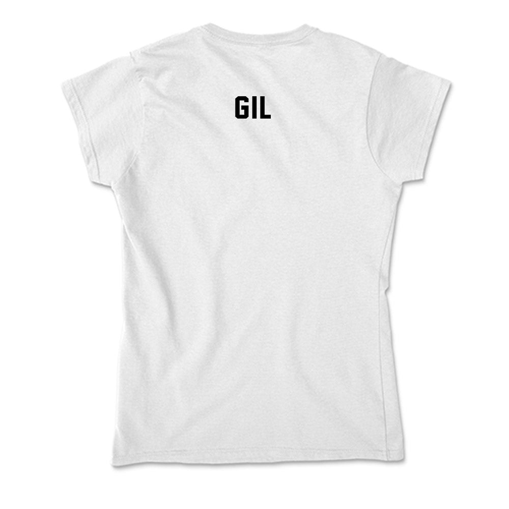 Nicholls State - NCAA Men's Track & Field : Connor Gil - Classic Shersey Soft Style Women’s T-Shirt-1