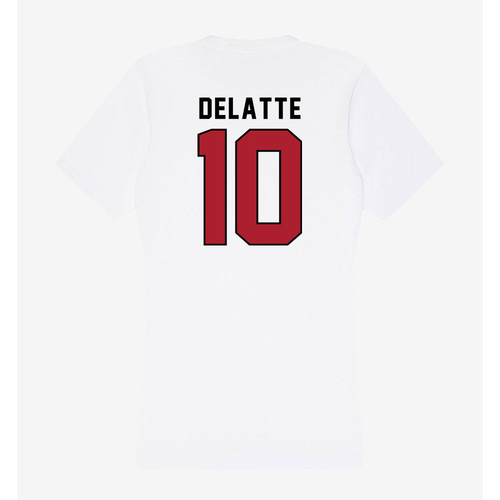 Nicholls State - NCAA Softball : Aubrey Delatte - Classic Shersey Women's V-Neck T-Shirt-1