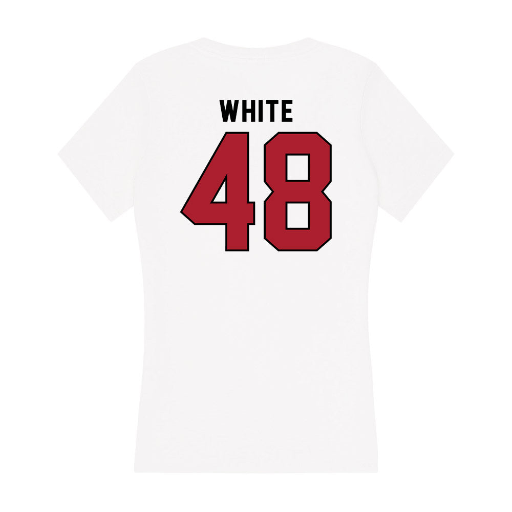 Nicholls State - NCAA Football : Scott White - Classic Shersey Women's V-Neck T-Shirt-1