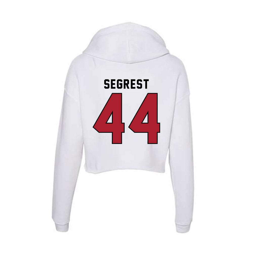 Nicholls State - NCAA Football : Dejarious Segrest - Classic Shersey Women's Crop Fleece Hoodie-1