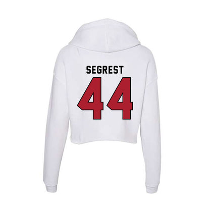 Nicholls State - NCAA Football : Dejarious Segrest - Classic Shersey Women's Crop Fleece Hoodie-1