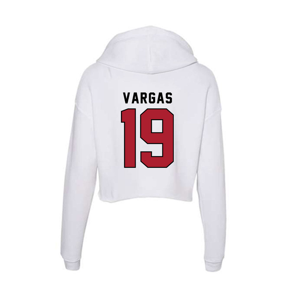 Nicholls State - NCAA Baseball : Austin Vargas - Classic Shersey Women's Crop Fleece Hoodie-1
