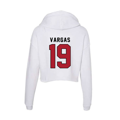 Nicholls State - NCAA Baseball : Austin Vargas - Classic Shersey Women's Crop Fleece Hoodie-1