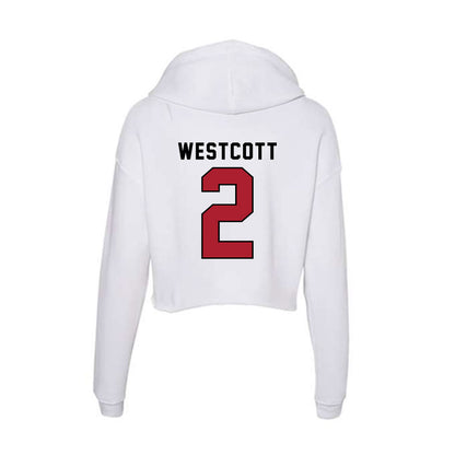 Nicholls State - NCAA Baseball : Christian Westcott - Classic Shersey Women's Crop Fleece Hoodie-1
