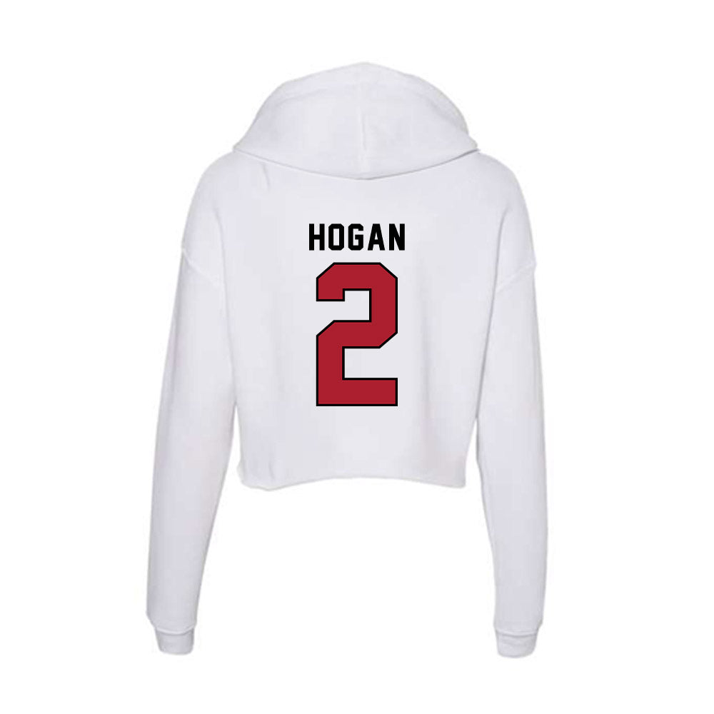 Nicholls State - NCAA Football : Deuce Hogan - Classic Shersey Women's Crop Fleece Hoodie-1