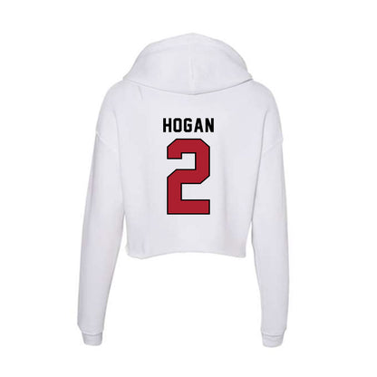 Nicholls State - NCAA Football : Deuce Hogan - Classic Shersey Women's Crop Fleece Hoodie-1