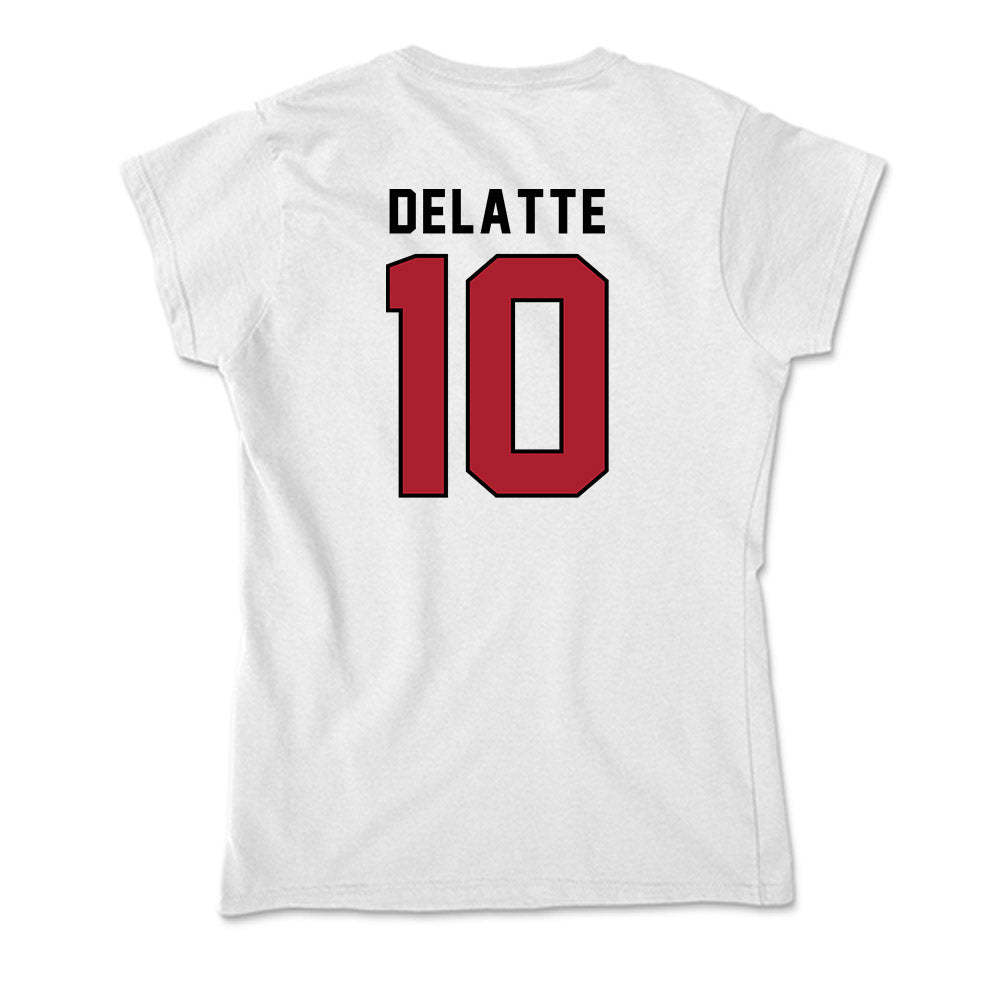 Nicholls State - NCAA Softball : Aubrey Delatte - Classic Shersey Soft Style Women’s T-Shirt-1