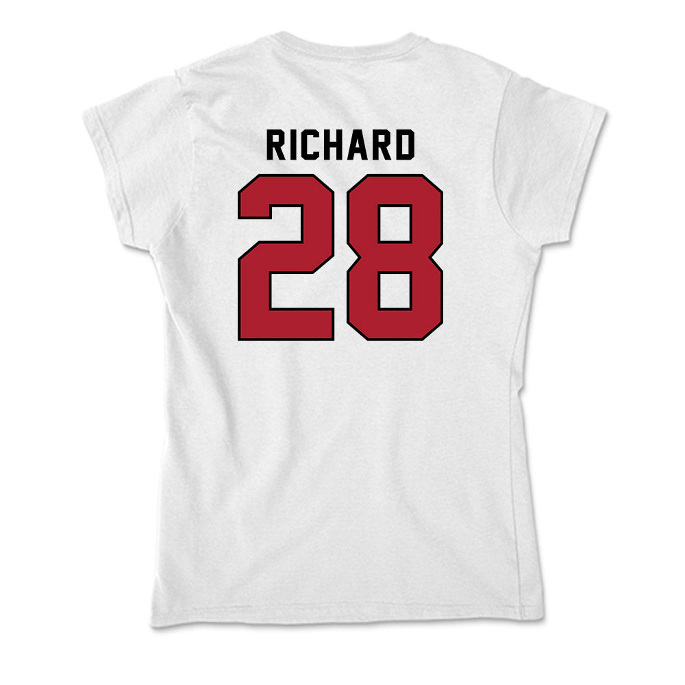 Nicholls State - NCAA Baseball : Dawson Richard - Classic Shersey Soft Style Women’s T-Shirt-1