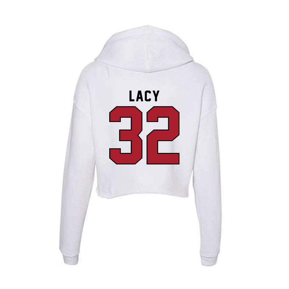 Nicholls State - NCAA Baseball : Peyton Lacy - Classic Shersey Women's Crop Fleece Hoodie-1