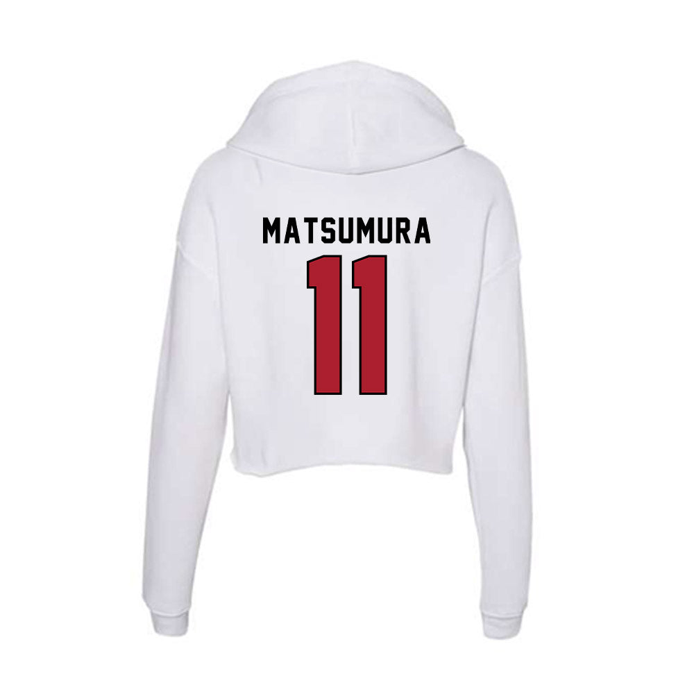 Nicholls State - NCAA Men's Tennis : Kotaro Matsumura - Classic Shersey Women's Crop Fleece Hoodie-1